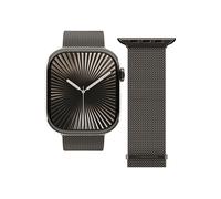 VONMÄHLEN Milanese Loop 2 - Cinturino in Maglia Milanese per Apple Watch, Chiusura Magnetica, Compatibile con Apple Watch Ultra 2, Design Elegante - Grigio granito - 40 | 41 | 42 mm