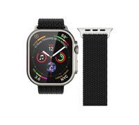 CINTURINO SMARTWATCH VONMAHLEN Cinturino Apple W Woven Loop, 44/45/46/49 Nero, Nylon