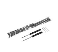 Cinturino solido in acciaio inossidabile da 19 mm for Seiko 5, catena di ricambio for orologio NXS73K1/SNXS75/SNXS77/SNXS7 accessori(Silver,For SNXS7)