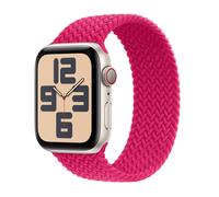 Cinturino Solo intrecciato per Apple Watch | 38/40/41/42 mm - Taglia 1 - Raspber