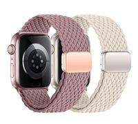 Cinturino Solo Loop intrecciato per Apple Watch, 40 mm, 41 mm, 38 mm, 45 mm, 44 mm, 42 mm, ultra 49 mm, cinturino magnetico elastico in nylon per iWatch serie 8, 7, 6, 5, 4, 3, 2, SE, unisex