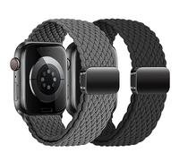 Cinturino Solo Loop intrecciato per Apple Watch, 40 mm, 41 mm, 38 mm, 45 mm, 44 mm, 42 mm, ultra 49 mm, cinturino magnetico elastico in nylon per iWatch serie 8, 7, 6, 5, 4, 3, 2, SE, unisex