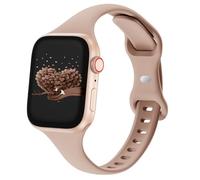 Cinturino Sottile e Stretto Compatibile con Apple Watch 38mm 40mm 41mm 42mm 44mm 45mm 46mm 49mm, Cinturini di Ricambio in Silicone Morbido Sportivo per iWatch Serie 10/9/8/7/6/5/4/3/2/1 Ultra SE