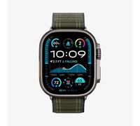Spigen Cinturino base in Tessuto con chiusura a strappo Progettato per Apple Watch Ultra 3/2/1 49mm, Series 11/10 46mm, Series 9/8/7-4/SE 45mm, 44mm - Verde