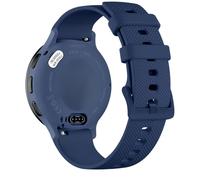 Cinturino Sport 18mm Silicone Compatible with Garmin Venu 3S/2S/4 (41mm), Vivoactive 4S, Forerunner 265S/255S, Sgancio Rapido - Blu