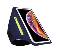 Cinturino Sport Traspirante Con Strisce Riflettenti E Multiple Supporto Per Telefono Cellulare Per Telefoni Fino a 6 8 Pollici Multiplo Braccialetto A Densità