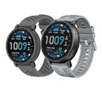 Cinturino sportivo adatto per Garmin Forerunner 165/Forerunner 55/245/Vivoactive 6 5/Approach S50, cinturino di ricambio in silicone a sgancio rapido da 20 mm, adatto per Amazfit Active 2/Active 3