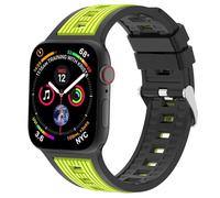 Cinturino sportivo compatibile con Apple Watch Ultra 3/2/1 da 49 mm, 46 mm, 45 mm, 44 mm, 42 mm, 41 mm, 40 mm, 38 mm, unisex, in morbido silicone, impermeabile, adatto per iWatch serie 11/10/9/8/7/6/5