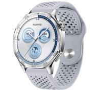 Cinturino sportivo compatibile con Huawei Watch GT6 Pro da 46 mm, per donne e uomini, cinturino universale in silicone impermeabile da 22 mm, adatto per smartwatch Samsung/Garmin/Amazfit con alette a