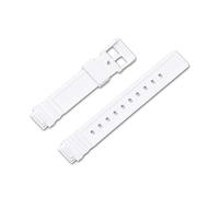 Cinturino sportivo da 14 mm adatto per Casio LRW-200H Orologio di ricambio in gomma Cinturino intelligente Accessori per cinturino da orologio da donna (Color : White, Size : 14mm)