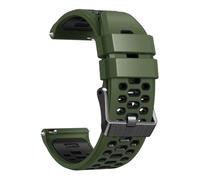 Cinturino sportivo impermeabile e antipolvere in silicone bicolore da 24 mm adatto for Garmin Venu X1(G)