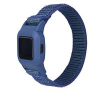 Cinturino sportivo in nylon a rete compatibile con Garmin Vivofit Jr 3, accessorio per fitness tracker per bambini, Nebbia Midnioght, Fits 4.5-7.5" wrists, Classico
