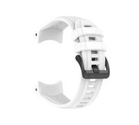 Cinturino sportivo in silicone adatto for Garmin Instinct 3 da 45 mm e 50 mm, bracciale sostitutivo(White,For Instinct 3 50mm)