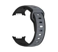 Cinturino sportivo in silicone for Samsung Galaxy Watch 8 40mm e 44mm, cinturino di ricambio for Galaxy 8 Classic 46mm accessori(Black gray,For Watch8 Classic)