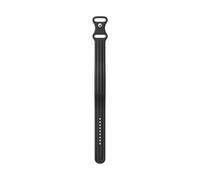 Cinturino sportivo per Google Fitbit Air - Cinturino in silicone ideale per l'allenamento - Compatibile solo con Fitbit Air - Nero ossidiana, small