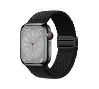 Cinturino Starlight in nylon intrecciato per Apple Watch Black S