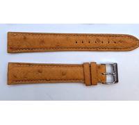 CINTURINO STRUZZO PER JAEGER LE COULTRE REVERSO 19mm FIBBIA 16mm EX-LUNGO