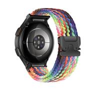 Cinturino traspirante in nylon for Samsung Watch 7, 6, 5, 4, 40 e 44mm, 5pro e 45mm, FE, 6Classic e 4Classic, 42 e 46mm, cinturino sportivo accessori(New Rainbow,For Galaxy 7/6/5/4 44 40mm)