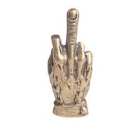 Cinturino vintage in ottone medio, elemento decorativo per la casa, originale con design sfacciato, robusto, antico, accessorio per porta come attrazione e divertente regalo