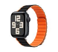 CINTURINO WIGENTO Apple Watch SE 2023 44mm, magnetico bicolore Multicolore, silicone