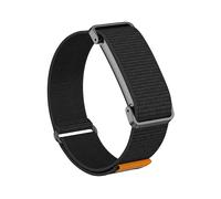 CINTURINO WIGENTO con chiusura a strappo Nero, nylon