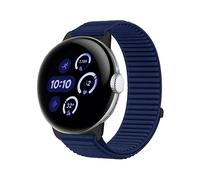 CINTURINO WIGENTO con chiusura a velcro per Google Pixel Watch 4 / 3 45 mm Blu, nylon
