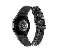 CINTURINO WIGENTO e plastica bicolore Nero, silicone / similpelle