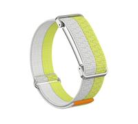 CINTURINO WIGENTO elastico con chiusura a velcro Giallo, nylon