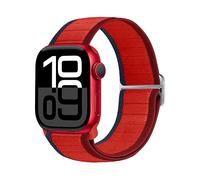 CINTURINO WIGENTO elastico con fibbia Rosso, nylon