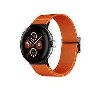 CINTURINO WIGENTO elastico in regolabile per Google Pixel Watch 4 / 3 45mm Arancione, Nylon