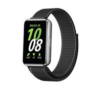 CINTURINO WIGENTO elastico sportivo intrecciato per Samsung Galaxy Fit 3 Nero, plastica / nylon