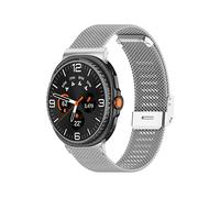 CINTURINO WIGENTO Galaxy Watch 9 / 8 / 8 Classic Argento, acciaio inox / Mesh