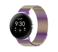 CINTURINO WIGENTO Google Pixel Watch 4/3 45mm - con chiusura magnetica regolabile Viola, Sfumature Di Verde, Giallo, Rosa, Acciaio inossidabile