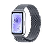 CINTURINO WIGENTO Mesh Design Band con chiusura magnetica Grigio, acciaio inox
