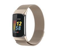 CINTURINO WIGENTO Mesh Design Band con chiusura magnetica Marrone, acciaio / metallo