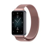CINTURINO WIGENTO Mesh Design Band con chiusura magnetica Rosa, acciaio / metallo