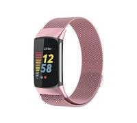 CINTURINO WIGENTO Mesh Design Band Rosa, acciaio / metallo