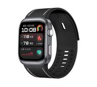 CINTURINO WIGENTO per Huawei Watch D2 Nero, silicone / pelle