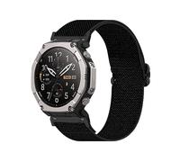 CINTURINO WIGENTO T-Rex Ultra 2 - elastico regolabile per Amazfit, nylon Nero, Argento, Nylon