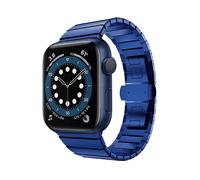 CINTURINO WIGENTO Three Beads Design Blu, acciaio