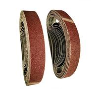 Cinturón de lijado, 10 pezzi 30 * 533 mm nastro abrasivo grana 40-600 levigatrice smerigliatrice cintura for trapano rettifica lucidatura utensili elettrici accessori carta vetrata(40)