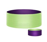 Cinturón Running - Porta Móvil, Riñonera Deportiva | Impermeabile Elástica, Doble Bolsa Antideslizante, Accesorio Correr, Cinturón Bicolor Fitness, Viola S, vedi descrizione, Vedi descrizione