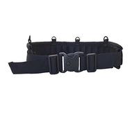 Cinturone Cordura Comfort Imbottito H 9,00 cm con 4 Anelli "D" Nero