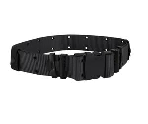 CINTURONE MILITARE CON CHIUSURA DI SICUREZZA IN CORDURA NERO ORIGINALE