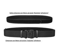 CINTURONE + SOTTOCINTURA TIRO DINAMICO VEGA HOLSTER 2V56+2V65 CORDURA CON SICURA