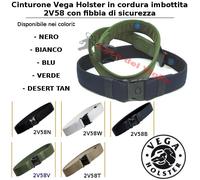 Cinturone Vega Holster in cordura 2V58 imbottito con fibbia di sicurezza