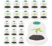 CINY 20 PCS Garden Plant Cloches, 19CM x 16CM, Copertura Protettiva per piantine per Proteggere Le Piante da Uccelli, lumache e Altri Animali, Adatto per piantine di ortaggi, piantine, Fiori e Frutta