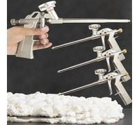 CINY Pistola per Schiuma Poliuretanica, Metallo Pistola Per Schiuma Espansa Ad Espansione In Pu Resistente Per Mastice Da Costruzione Calafataggio, Riempimento, Sigillatura(4 pz oro)