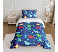 CINYE Trapunta per bambini, 140 x 200 cm, per tutte le stagioni, con 2 federe 80 x 80 cm, in morbida microfibra