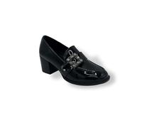 Cinzia Soft Donna Scarpe AY2055001 Mocassino in Vernice con Tacco Staccato Nero 39